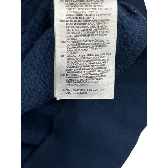 Adidas Men Pullover Hoodie Size‎ Medium Burgundy Logo on Front - Picture 4 of 7